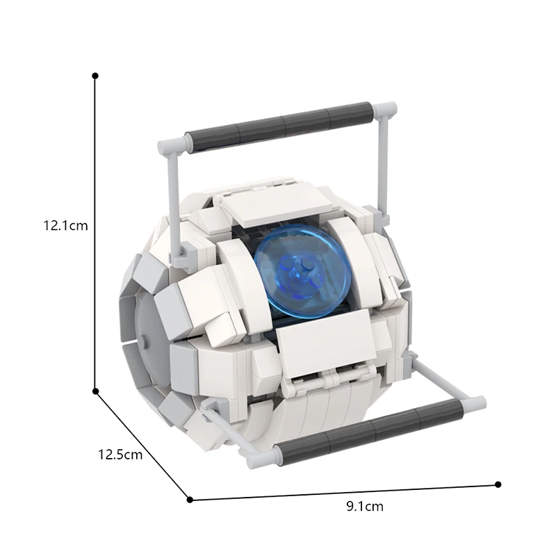 MOC Portaled 2 klocki do budowania modeli GLaDOS Wheatley klasyczny film teleportowanie robotycznych klocków z aparatem fotograficznym do montażu zabawek na prezenty