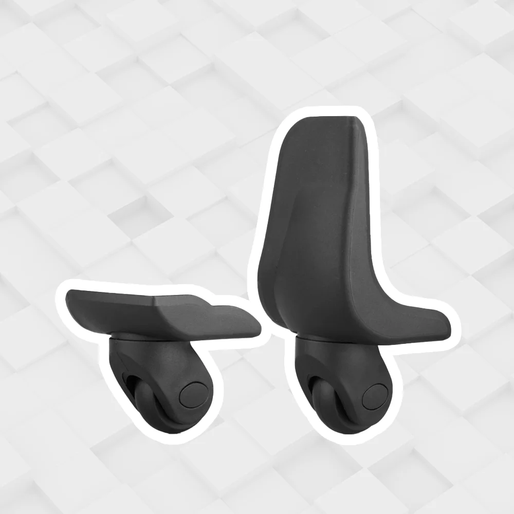 

4PCS [ 2Front + 2Rear ] Suitcase Universal Wheel Travel Bag High Quality Material Selection Durable Pulley Repairing Kit