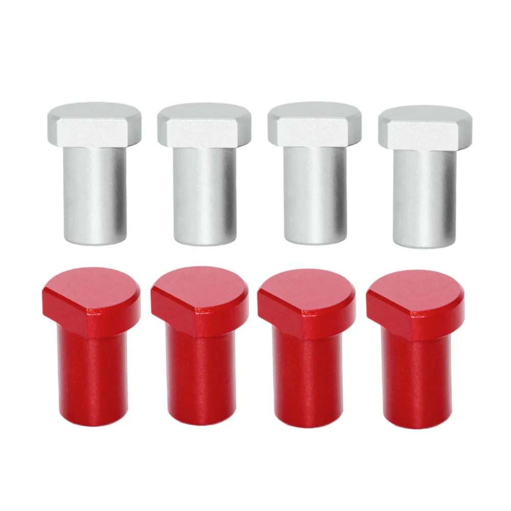 4Pcs Workbench Peg Brake Dogs, Woodworking Bench Clamp 19/20mm Aluminum Alloy Stopper ,Workshop Table Limit Block Tools