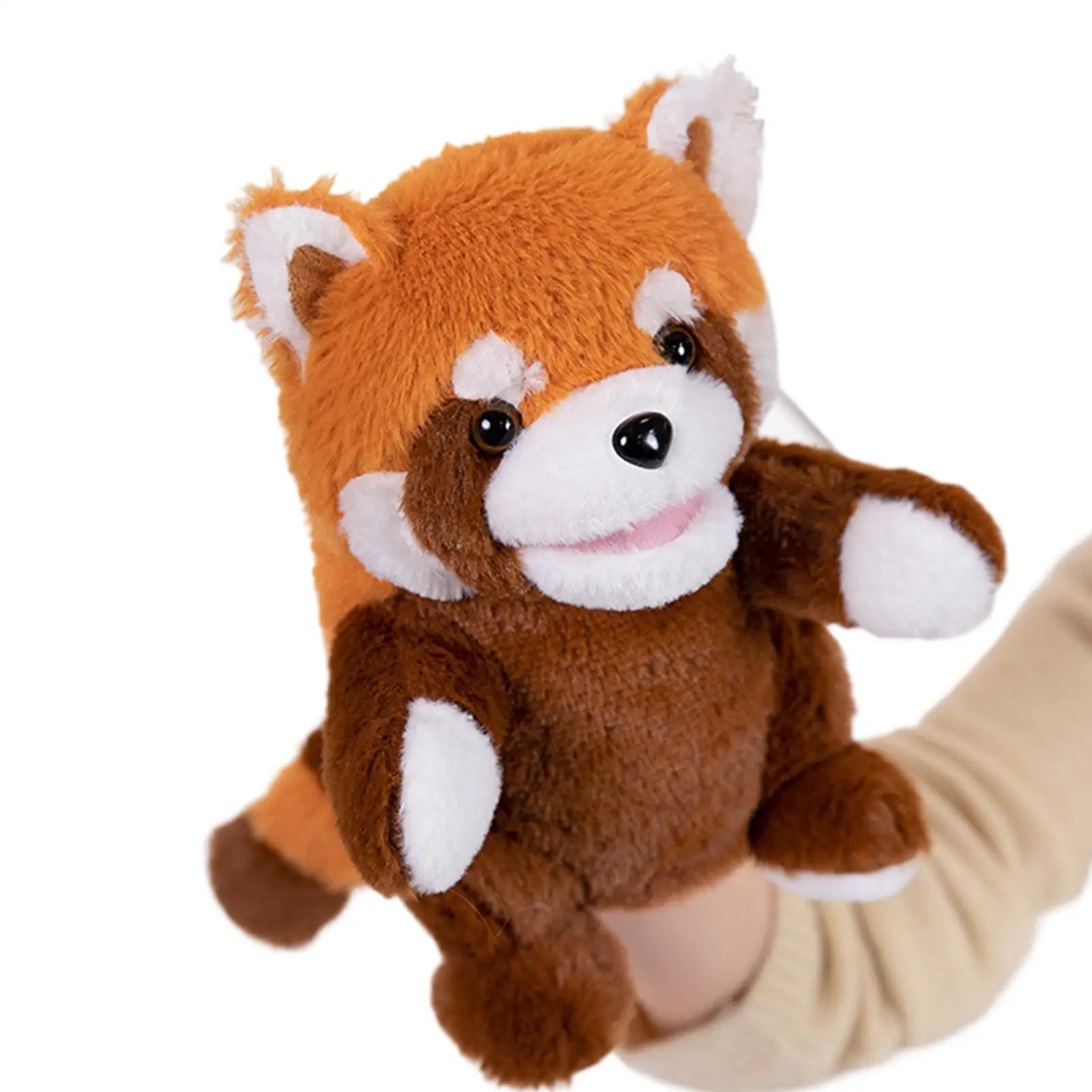 Animal Puppets Cute Soft Interactive Plush Toy with Open Mouth Kids Animal Puppets for Children Boys Girls Family Friends
