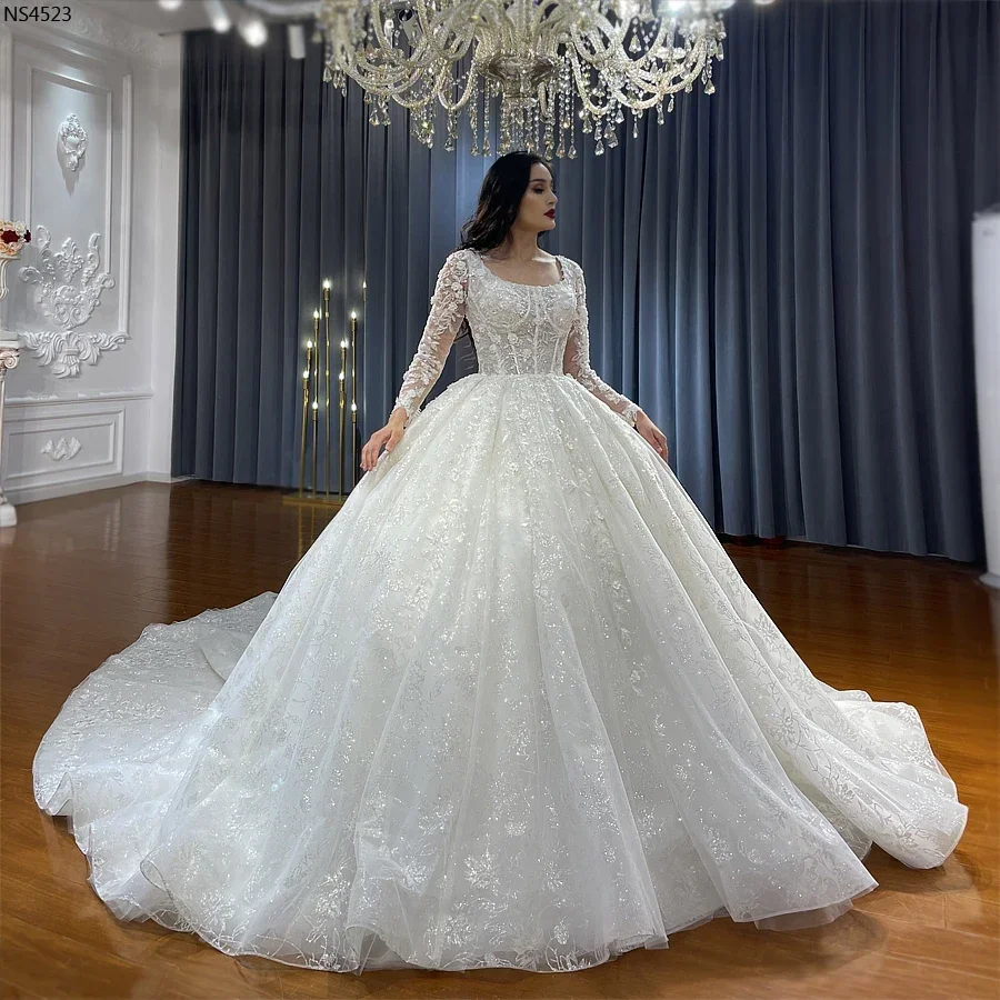 Customized Gorgeous Ball Gown Wedding Dress Amanda Novias Official