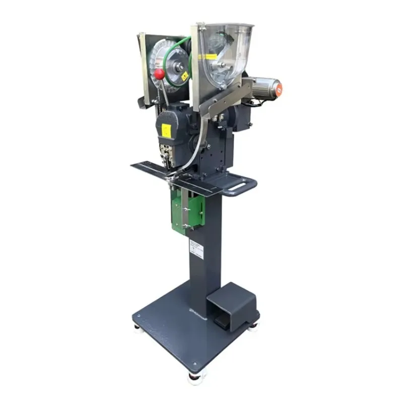 Automatic Plastic / Prong Snap Button Attaching Machine for Baby Diapers / Bibs / Towels JZ-989N2