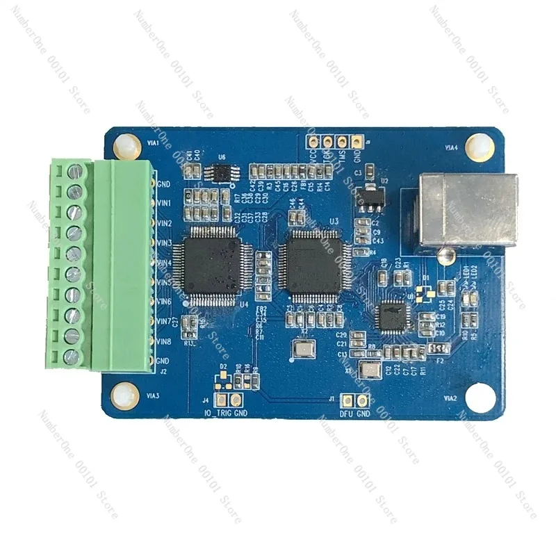 AD7606 Multi-Channel AD Data Acquisition Module 16-Bit ADC 8-Channel Synchronization USB High-Speed Interface Control