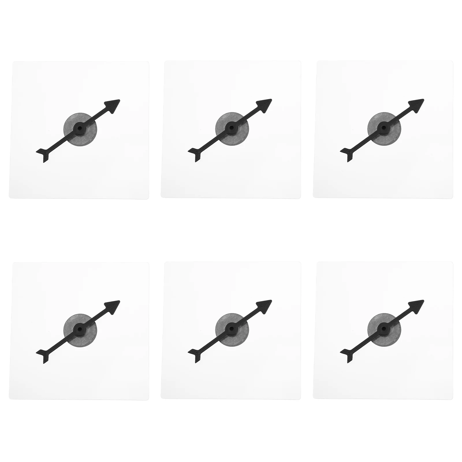 

6 Pcs Transparent Game Turntable Rotating Children Toys Twerking Arrow Indicators Childrens Board Arrows Desktop