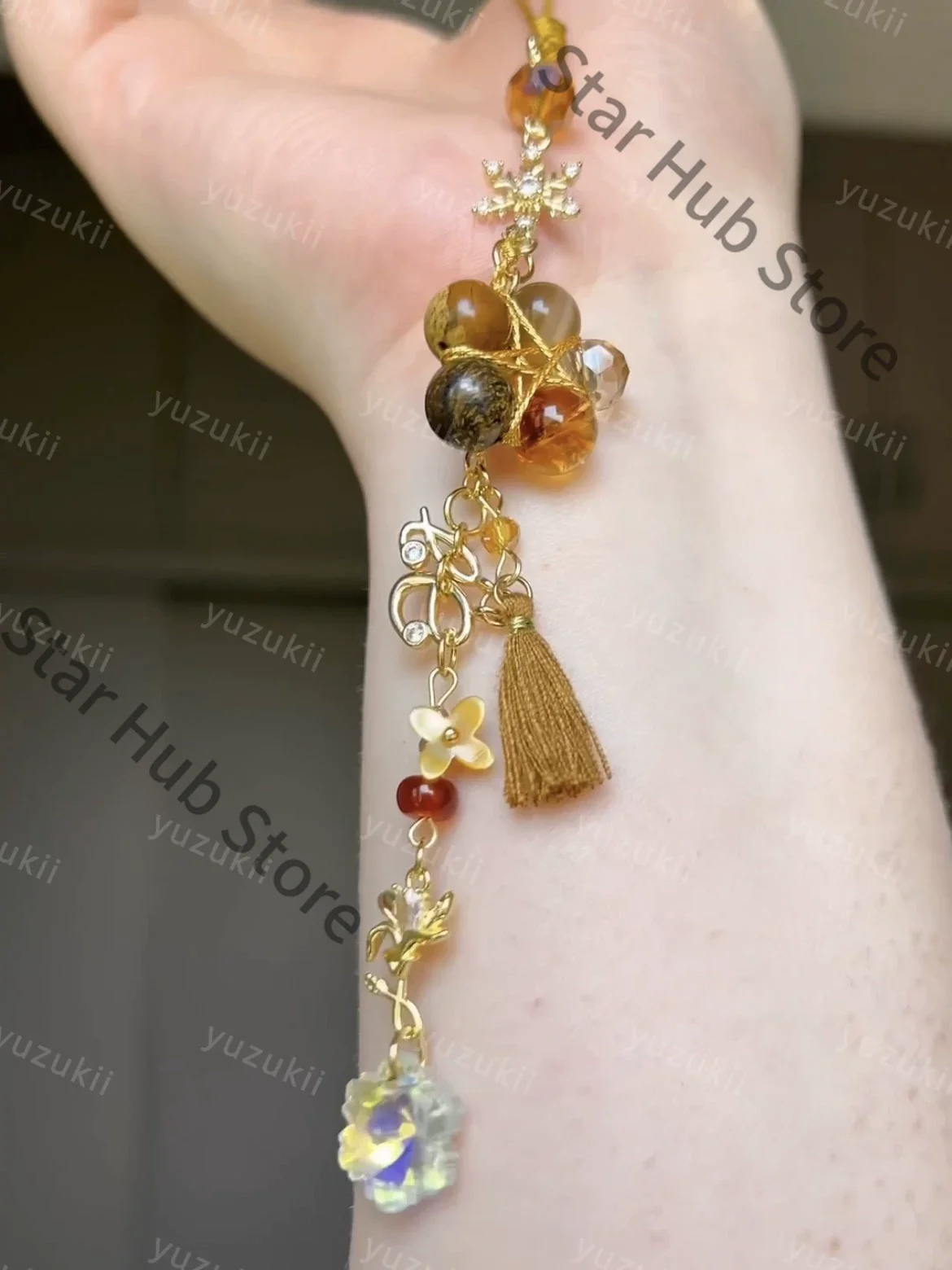 Love and Deepspace Zayne Handstring Phone Chain Beaded Bracelet Wristband Hanging Drop Cosplay Colleagues Exquisite Gifts Anime