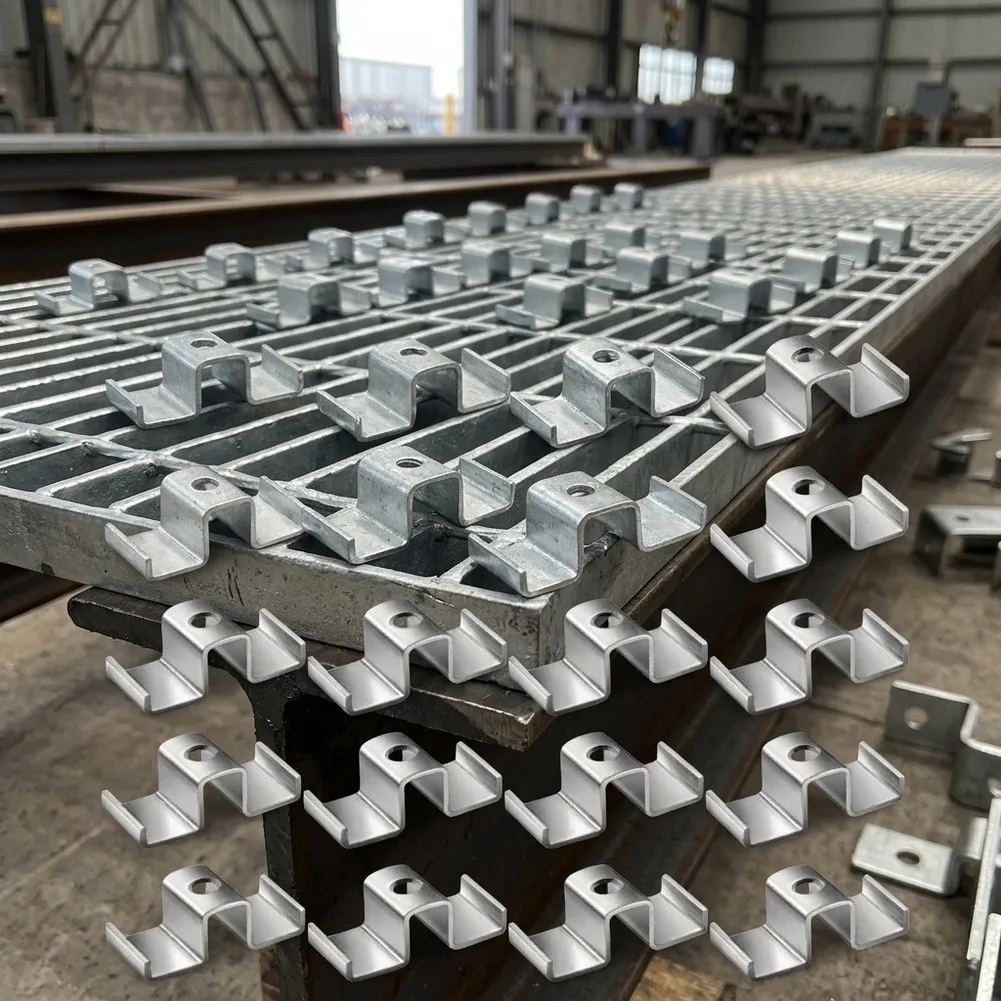 Industrial Applications As Shown Grating Fastener Enhanced Safety Galvanized Steel Industrial Equipment Stability