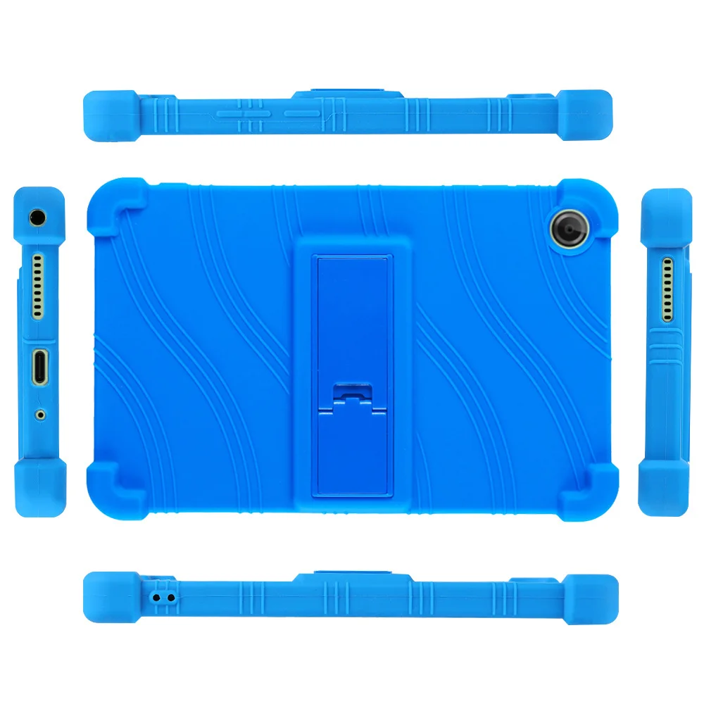 For Lenovo Tab K9/Tab One 8.7-inch Case (TB305FU), Kid-Friendly Soft Silicone Case with Adjustable Stand