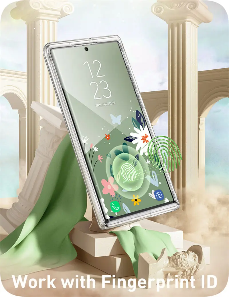 For Samsung Galaxy S23 Ultra Case 6.8“ (2023 Release) I-BLASON Cosmo Slim Stylish Protective Case with Built-in Screen Protector
