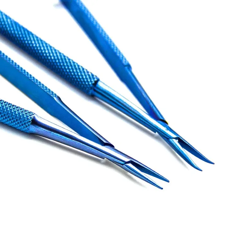 

Оптовая продажа, медицинский микрохирургический хирургический офтальмологический иглодержатель, пинцет для глаз, косметический пластиковый хирургический инструмент