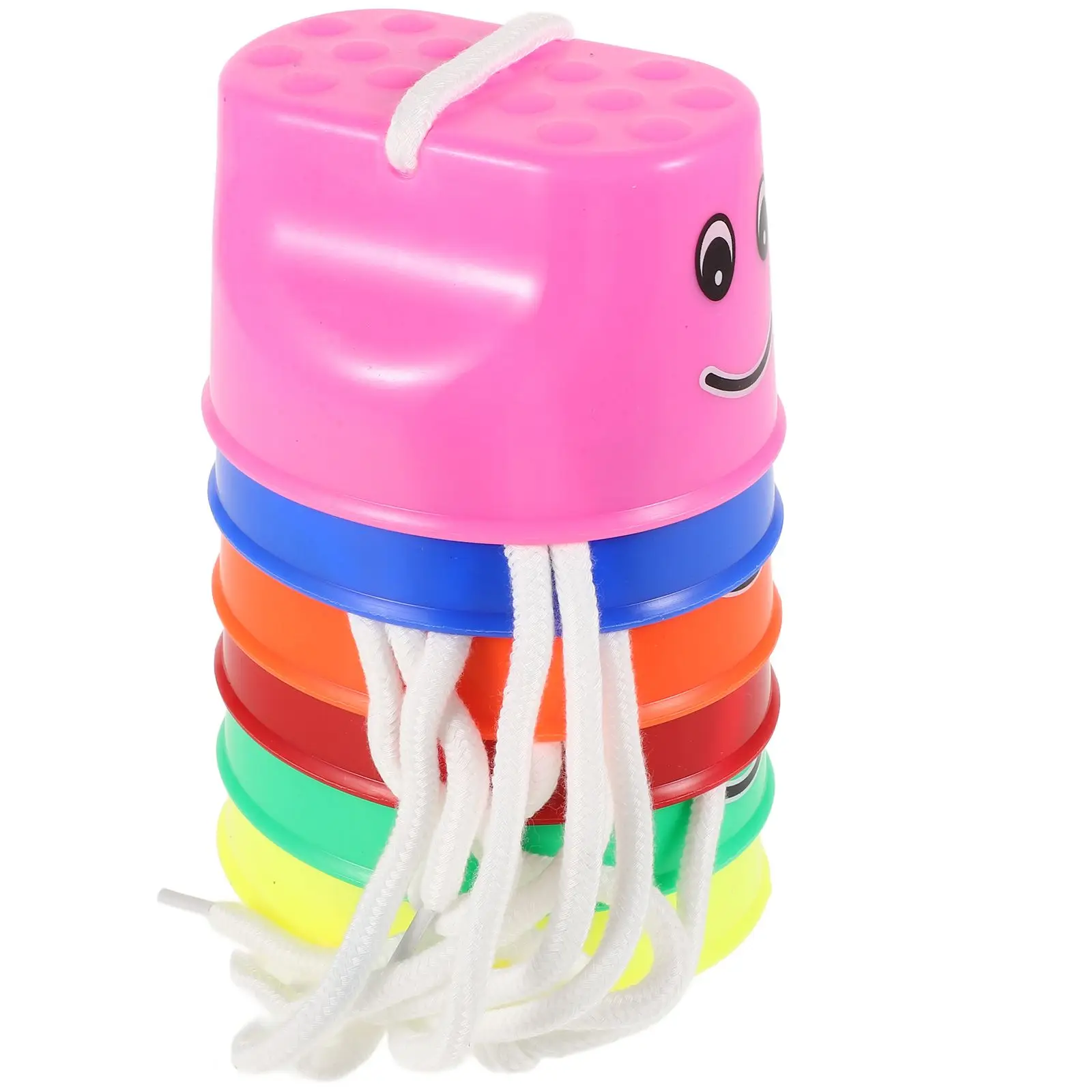 

6 Pcs Kids Balancing Stilts Walking Stilts Plastic Steppers Toys Balance Training Sports Game Garden Playground