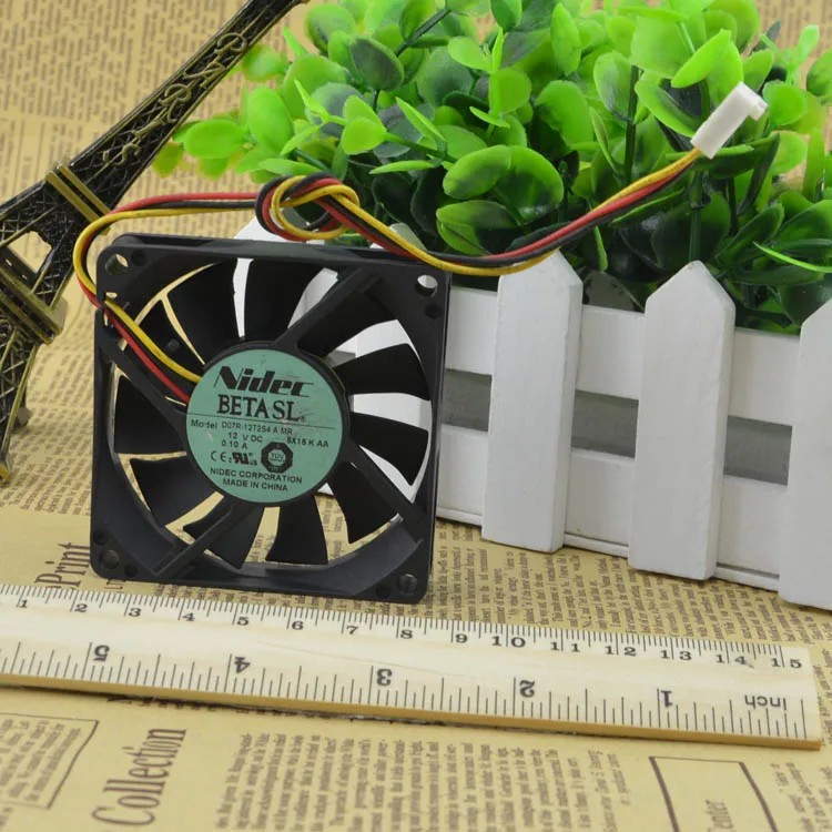 

D07R-12T2S4A MR 7015 7CM 12V 0.10A 3WIRES BALL COOLING FAN