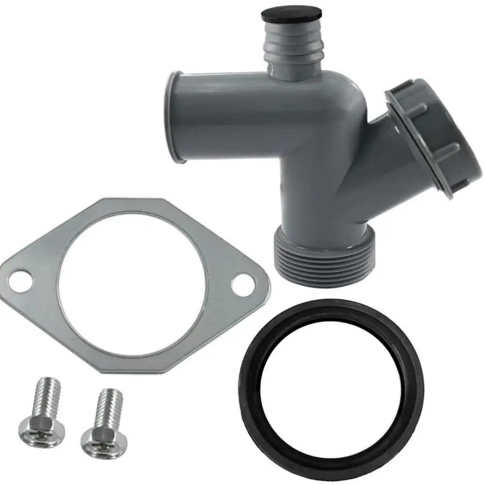 Kitchen Sink Waste Disposer Connector Three Way Pipe Fitting Garbage Crusher Sewer Drainage Accessory Black Gray Hose Parts