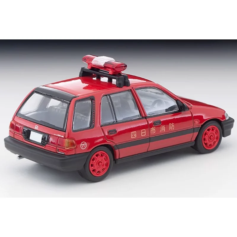 TAKARA TOMY TOMYTEC 1/64 TLV-N338a/339a Honda Civic Pro Brandweerwagen Legering Speelgoed Motor Diecast Metalen Model Geschenken