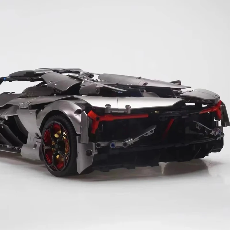 Metallic High-Tech 10246B Stadt Auto Baustein Technische Super Speed RC Racing Fahrzeug Modell Ziegel DIY Spielzeug Kind weihnachten Geschenk