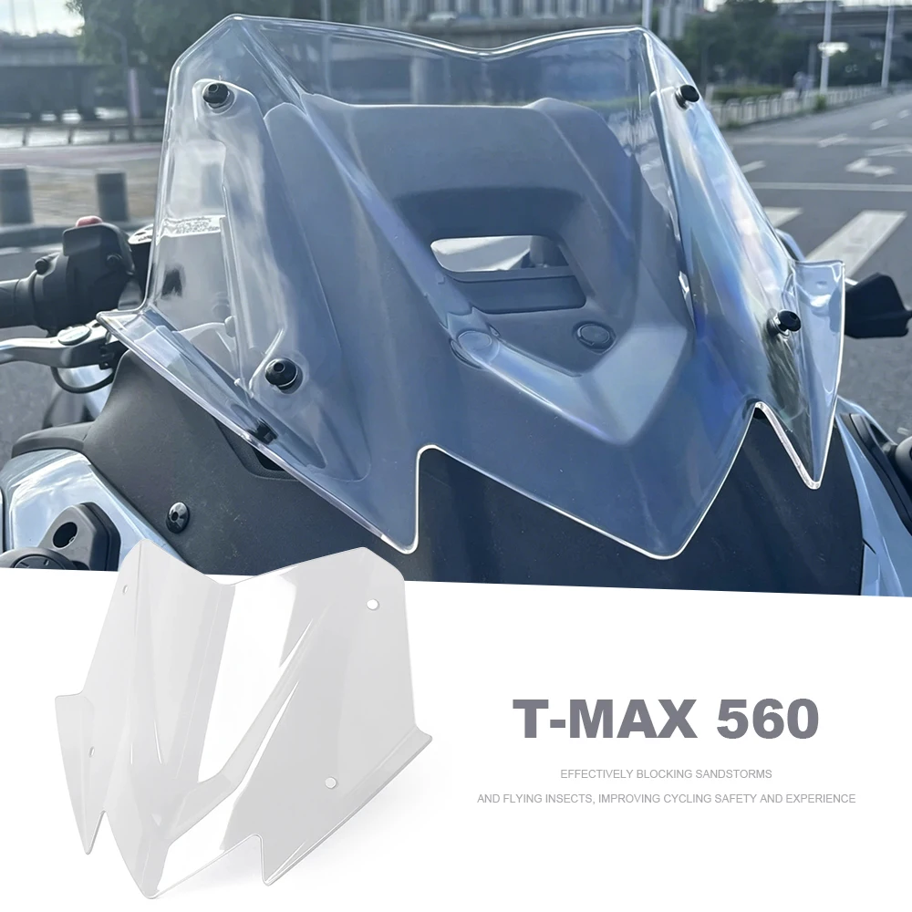 

For Yamaha T-MAX 560 2022-2023 2024 2025 TMAX 560 Tech Max Motorcycle Windshield Windscreen Wind Deflector TMAX560 Accessories