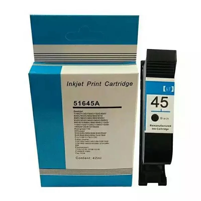 45A Ink Cartridge for HP45 51645A for HP 1220c 3820 3822 6122 6127 920C 930c 932c 940c 948C 950c 970CXI 990CXI P1000 P1100 P1218