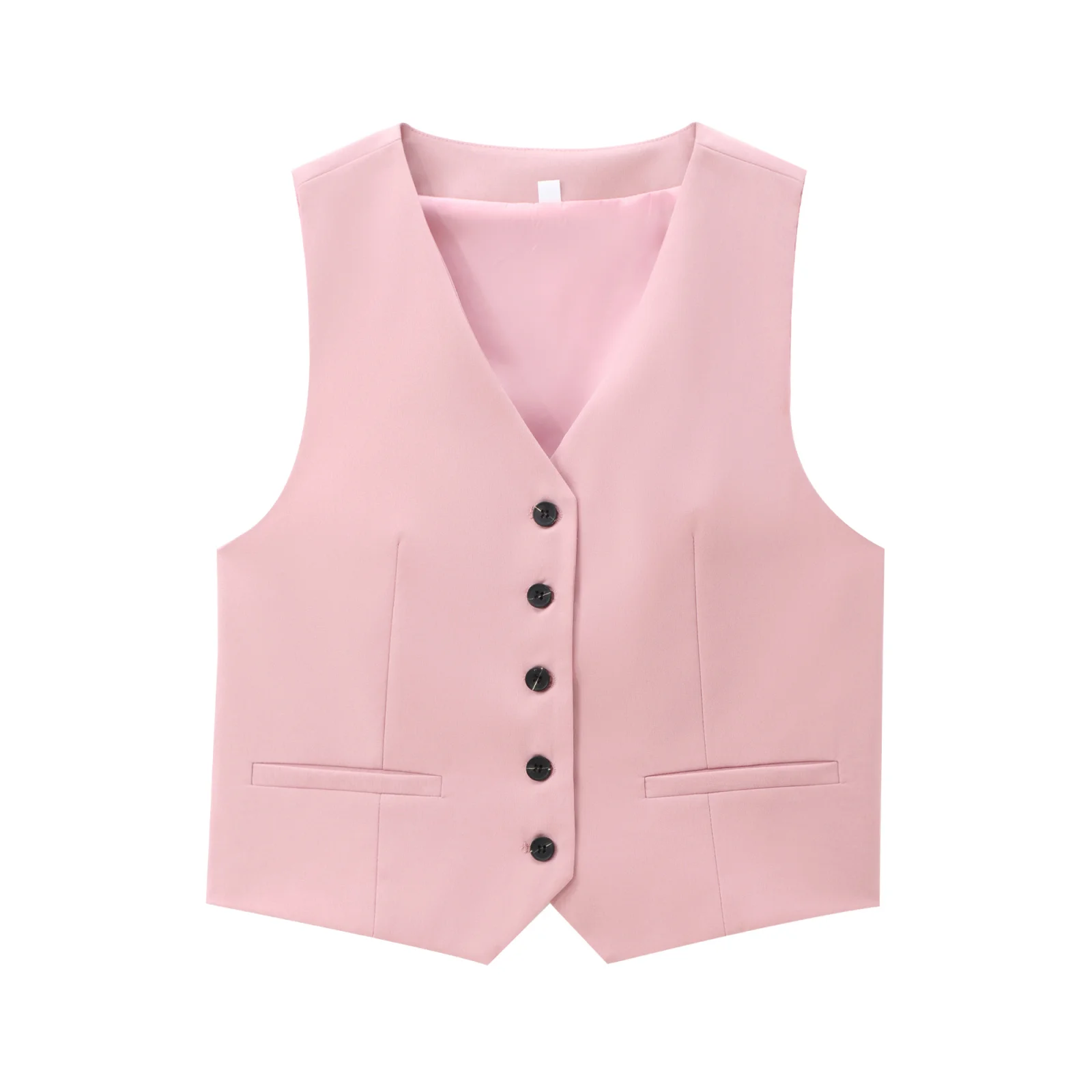 

JNLEAOG, осенний новый женский модный дизайн, жилет с поясом, брюки, комплект, длинный свеч, V-Ne, повседневный комплект на пуговицах для всех сезонов