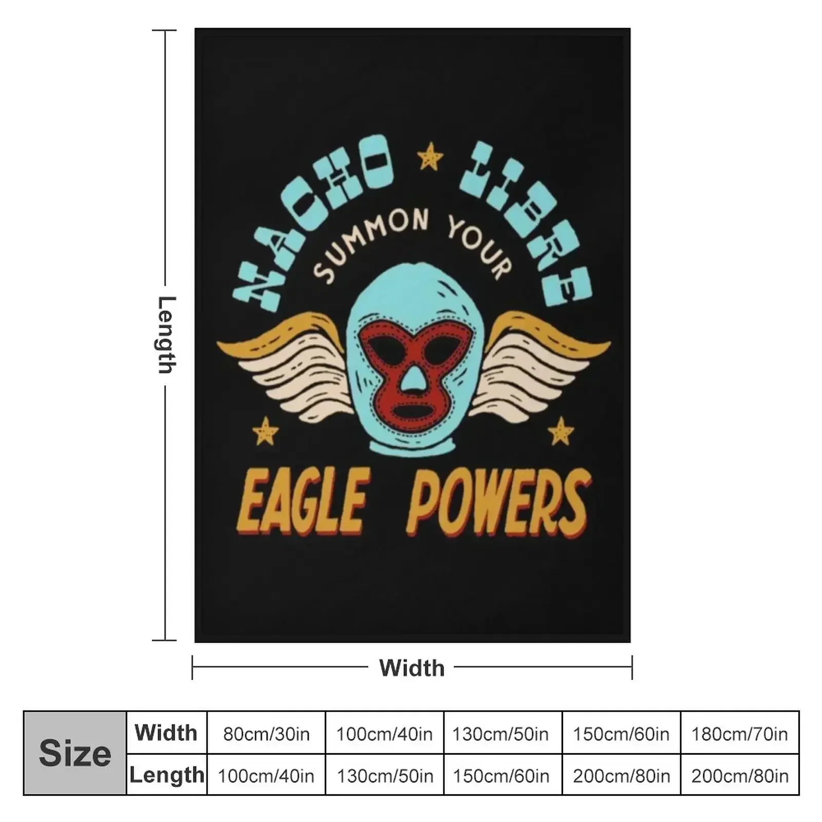 NACHO LIBRE Essential . Throw Blanket couch cozy soft plush fuzzy picnic outdoor blanket