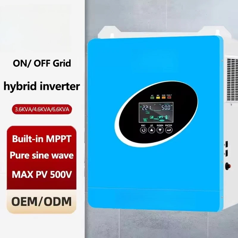 Wholesale High Quality 4600VA 4300W 120A 6600va 6300W Pure Sine Wave Solar Inverters High Frequency MPPT with Dual Single Output