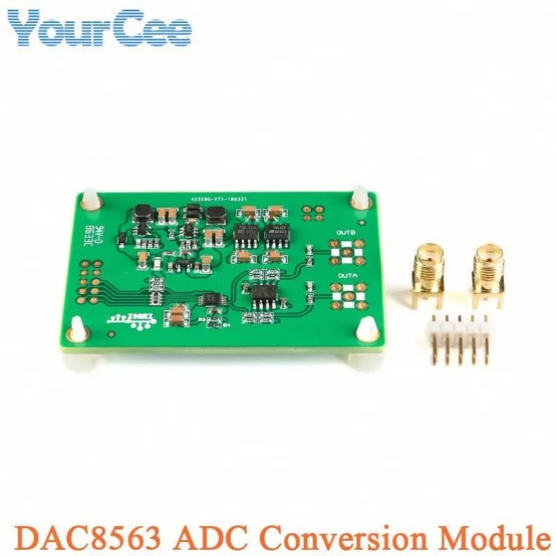 DAC8563 DAC Digital to Analog Conversion Module Data Acquisition Board Dual 16-bit Adjustable 10V Voltage Reference