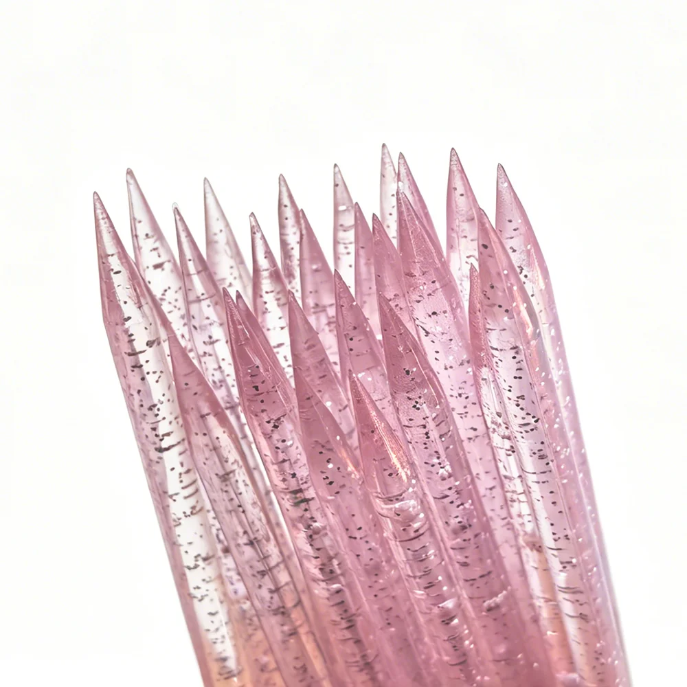 30/50/100pcs Nail Stick Cuticle Pusher Double Sided Cleaning Cuticle Stick Manicure and Pedicure Stick for Nail Supplies