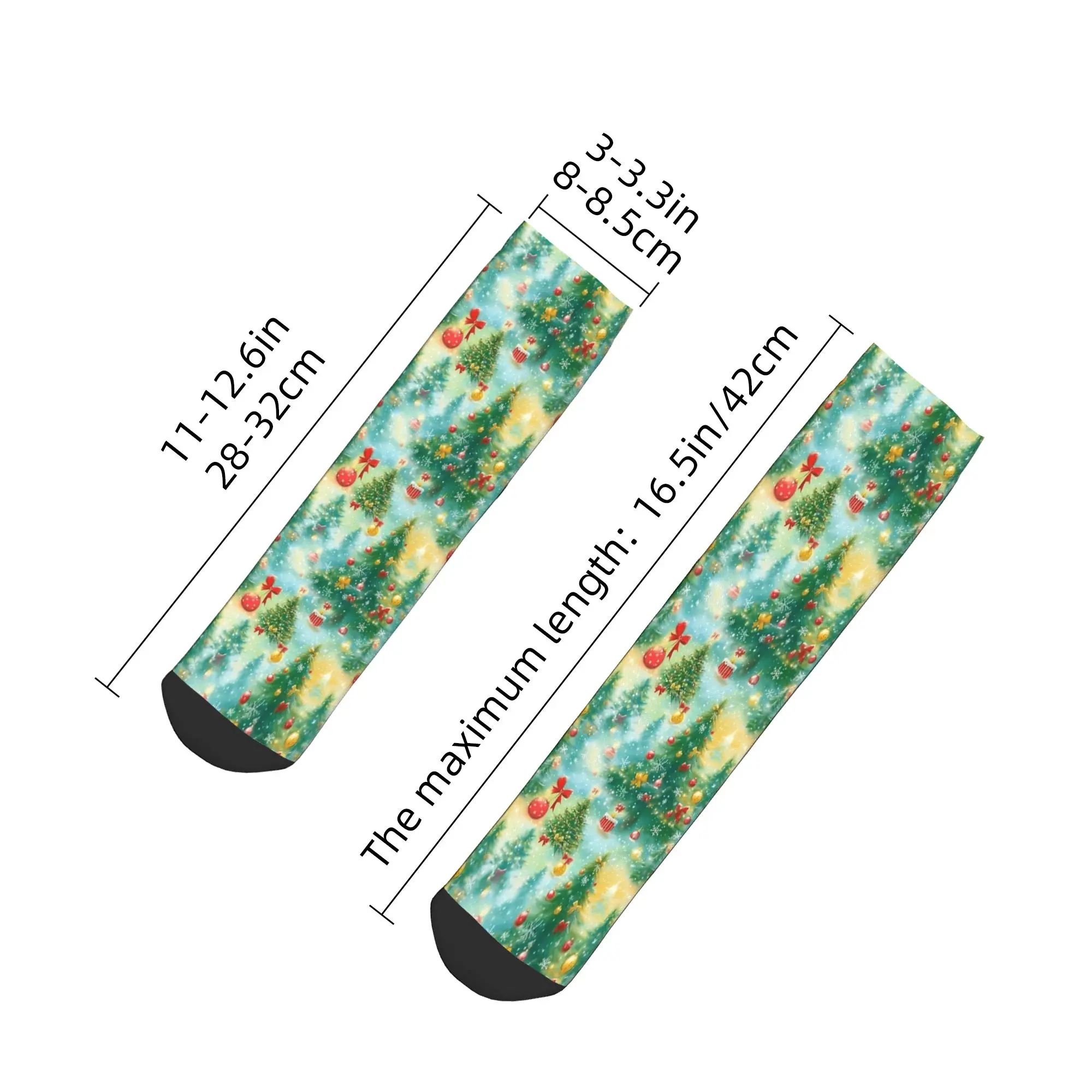 Calcetines de hombre Vintage Árboles de Navidad Calcetines tobilleros de calidad de moda Patrón de verano Calcetines antideslizantes para correr