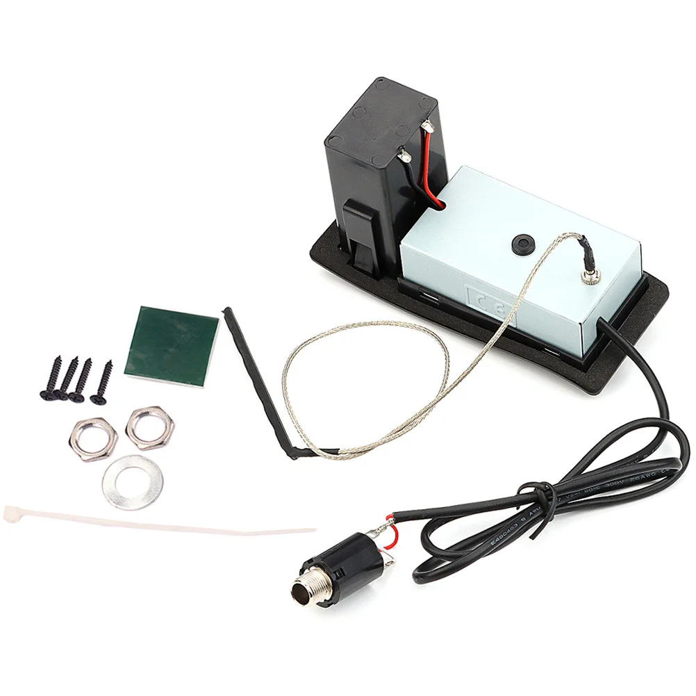 

1Set Guitar Pickup Replacement for Acoustic Electric Guitar Instrument Pickup with Preamp System Multiple Sound Adjustment