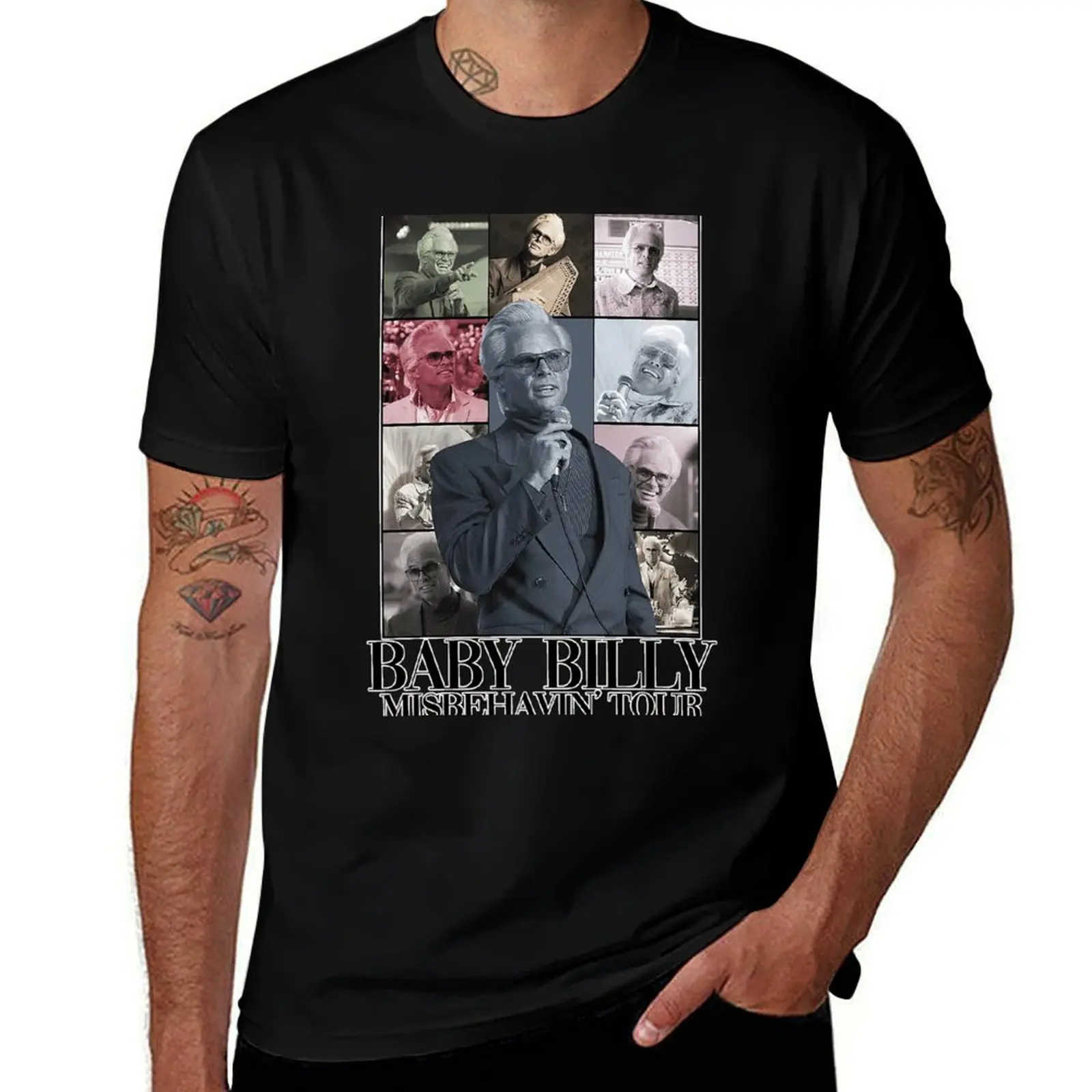 

Uncle Baby Billy Misbehavin Tour T-Shirt shirts graphic tees quick drying fashion shirts luxury clothes men
