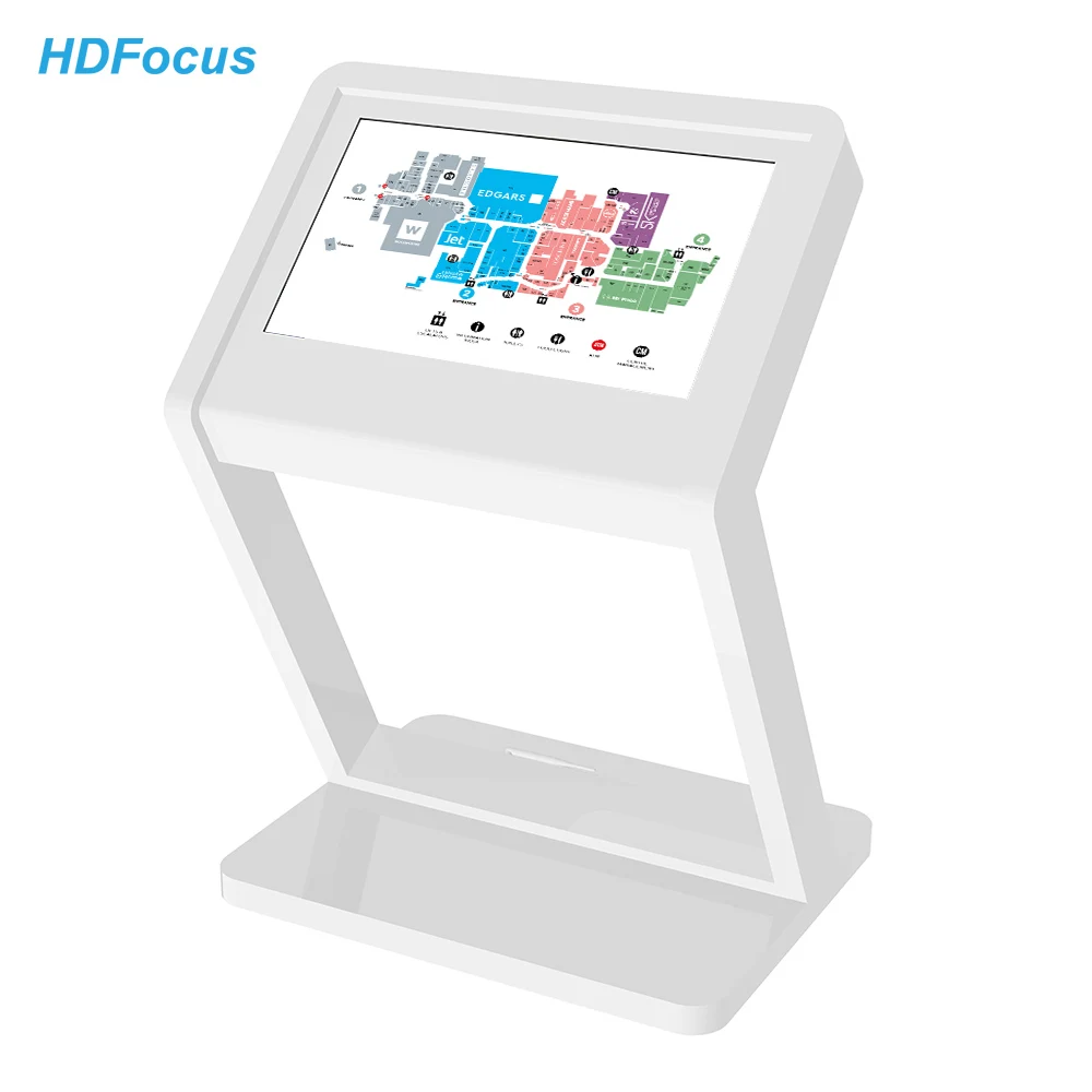 55-Inch Smart LCD Advertising Player Digital Signage Kiosk Display Touch Screen Hotel Bank Wayfinding Kiosk