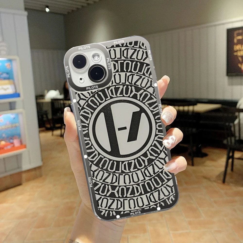 

Чехол для телефона Twenty One Pilots 21, для IPhone 15 16ProMax 13 14 12 11 Pro Max Mini Angel Eyes, мягкий прозрачный чехол