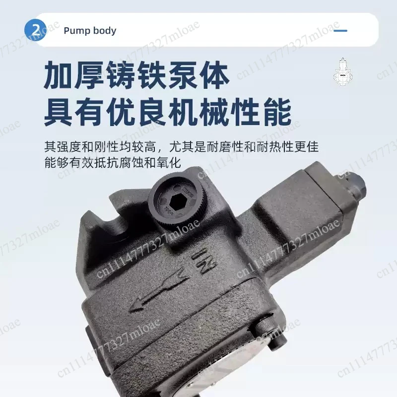 PVF-30-35-11S 55 70 Variable Vane Pump Flat Key Spline Shaft Stable Hydraulic Variable Displacement Oil Pump Replacement Part