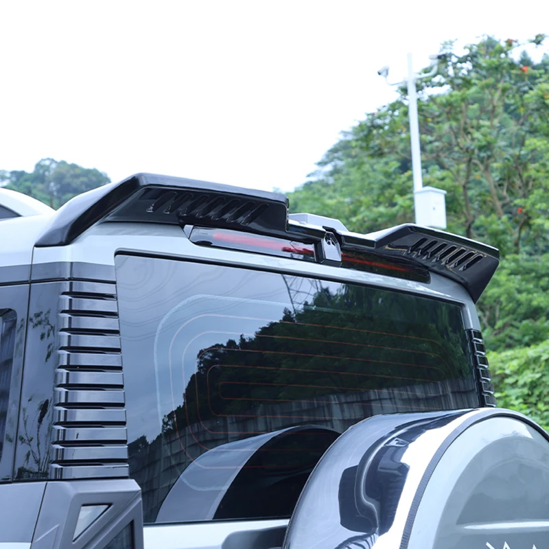 High Quality One-Piece Paint Roof Wing Modified Rear Spoiler Fixed Wing Suitable for Jetour T2 Traveler Accessories
