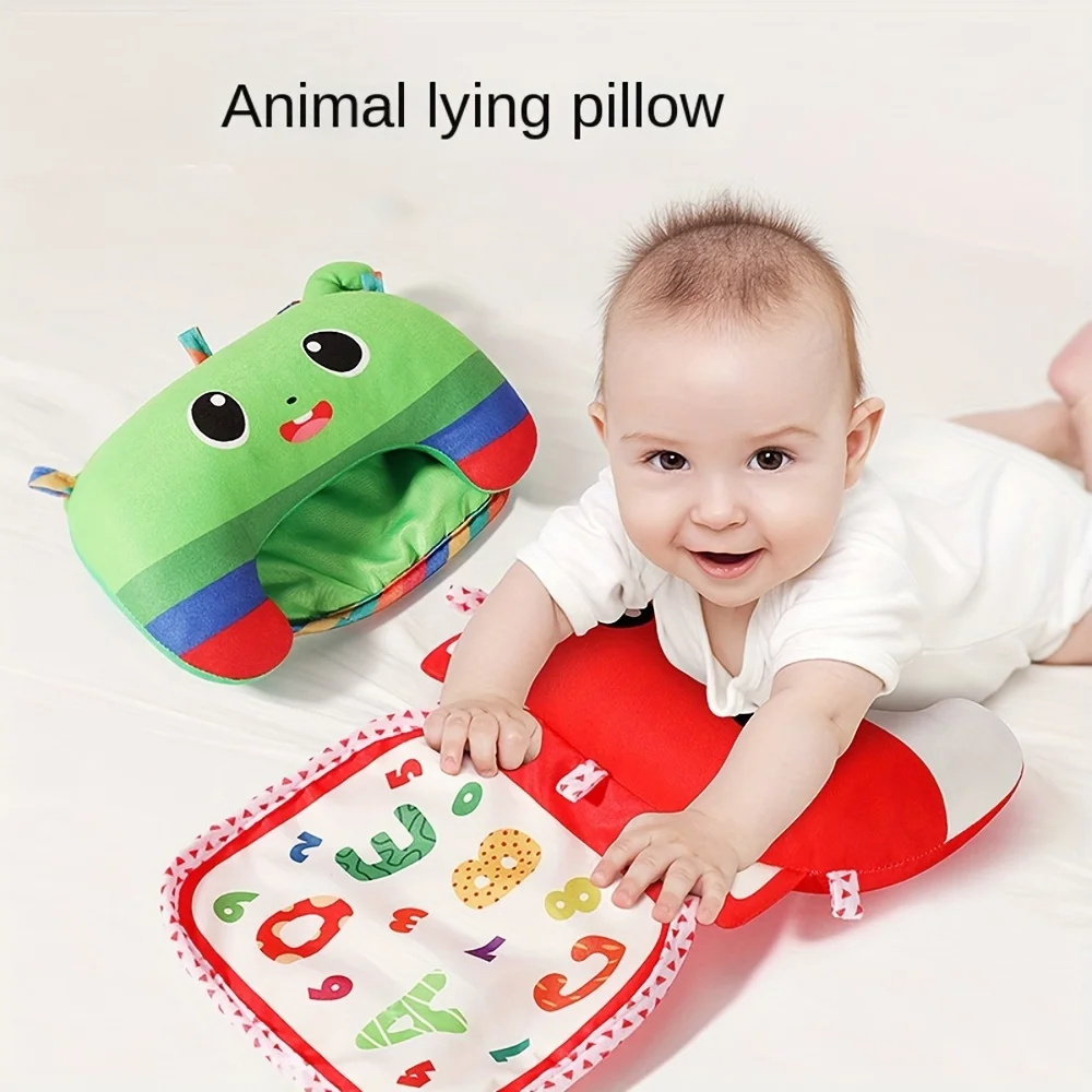 

Infant Cartoon Soothing Pillow Soft Toys, Numbers Letters Color Cognitive Training, Newborn Learning To Crawl Educational Toys