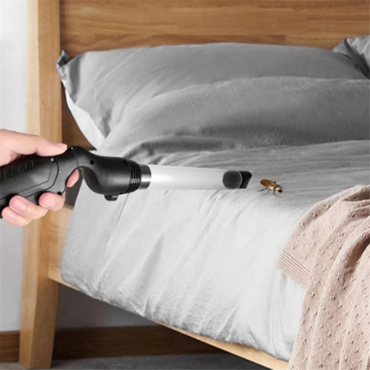 Apanhador de insetos portátil a vácuo do coletor de aranha com controle do tubo de sucção para controle de insetos domésticos