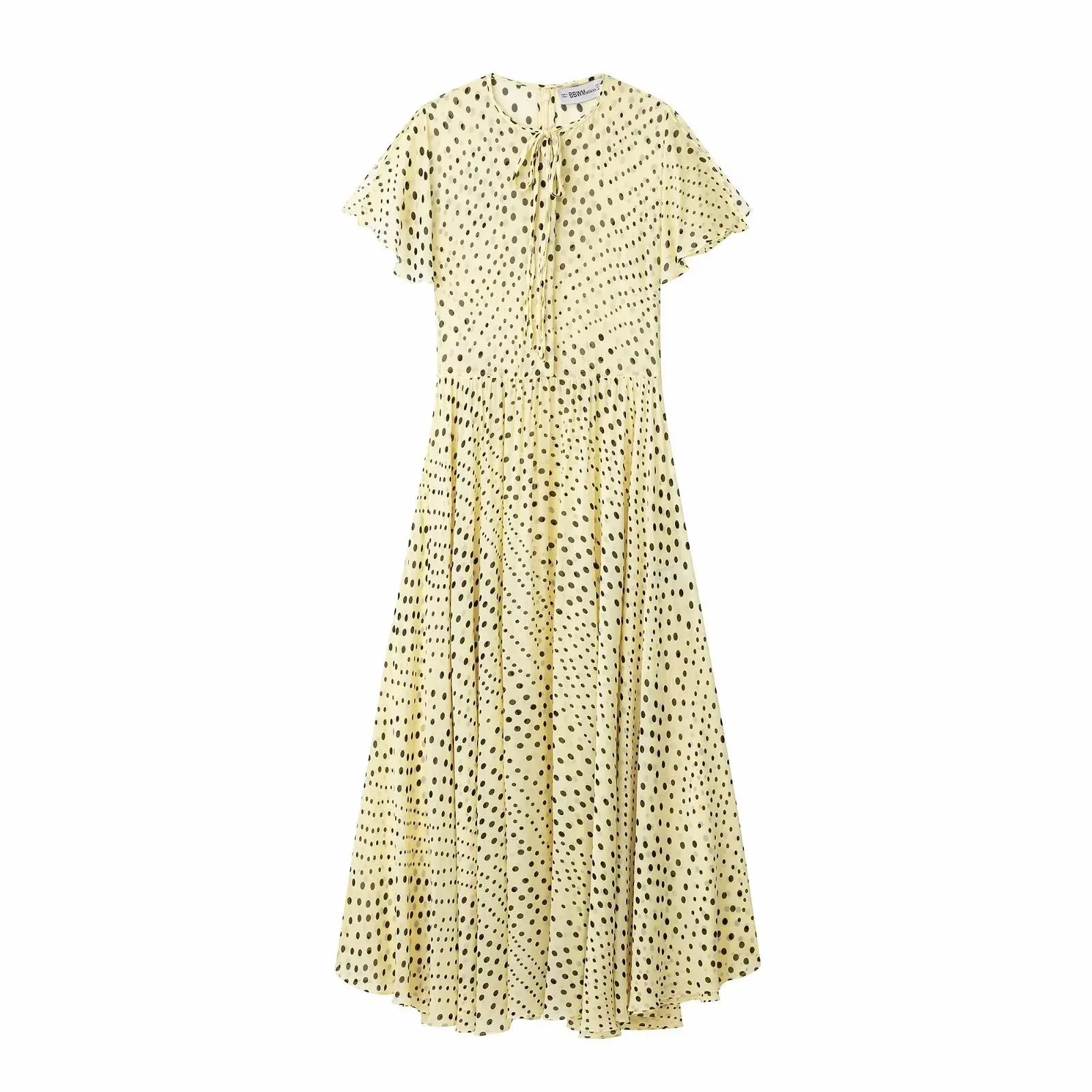 Damen Rostfarbenes Spitzen-Patchwork Midikleid Boho Quadratischer Ausschnitt Ärmellos Locker Fließend Lässige Kleider Damen Sommer Urlaubsoutfits – Detail 2
