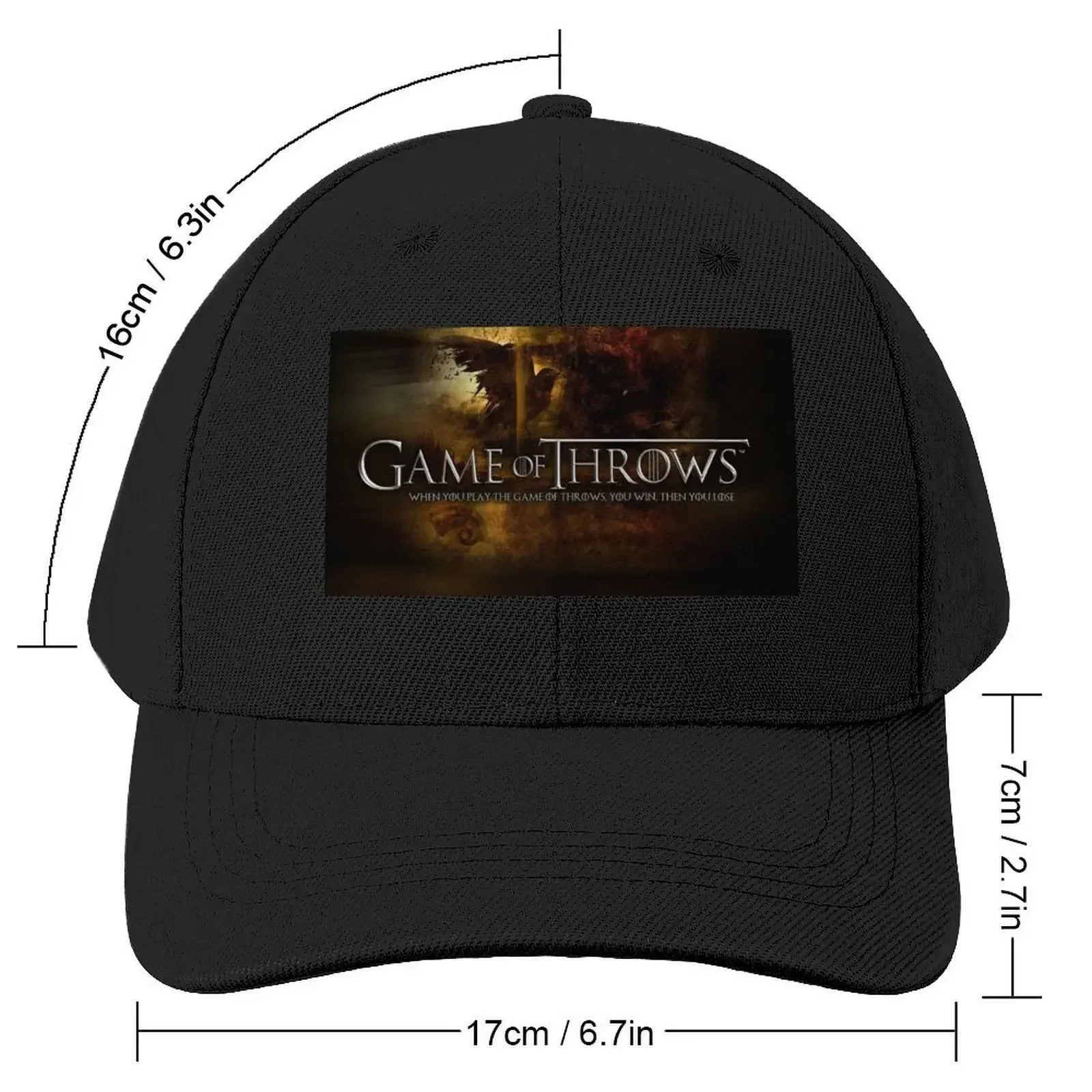 Game of Throws Meme Art Baseball Cap |-F-| hats on offer Men Women's