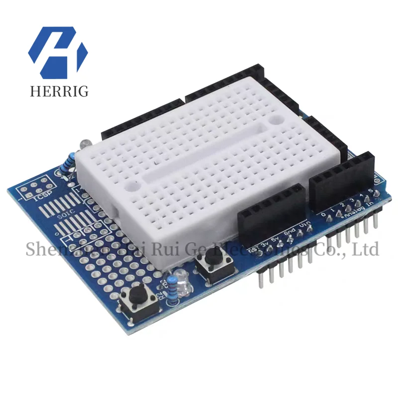 Picture 5: Arduino UNO R3 Robot Prototyping Expansion Board Proto Shield Breadboard Learning Expansion Board