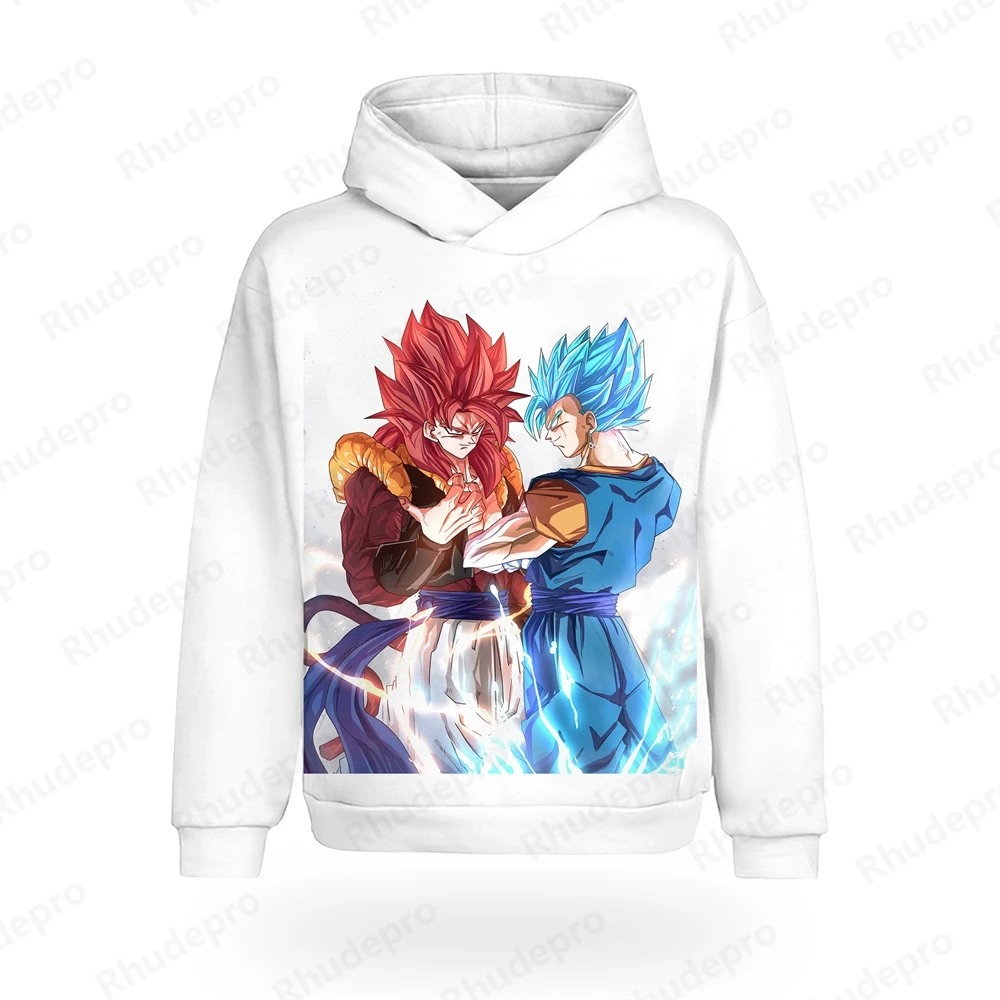 

Goku Printed Hoodie Vegeta Dragon Ball Men High Quality Tops Y2k Long Sleeve 2024 Men's Streetwear Harajuku Style