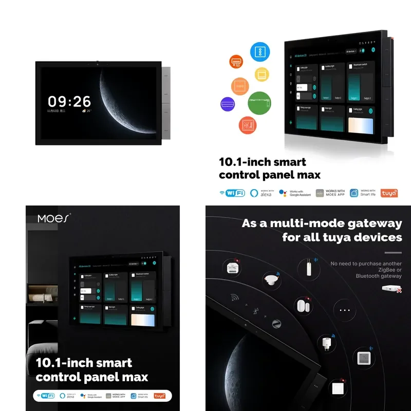 

High Quality Smart Home System 10 Inch Central Control Screen Voice Intelligent Switch Control Panel