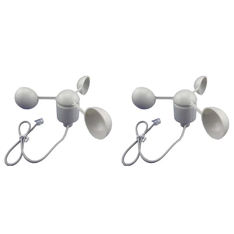 HOT SALE 2X Anemometer Wind Speed Measuring Instrument Wind Speed Sensor Meteorological Instrument Accessories