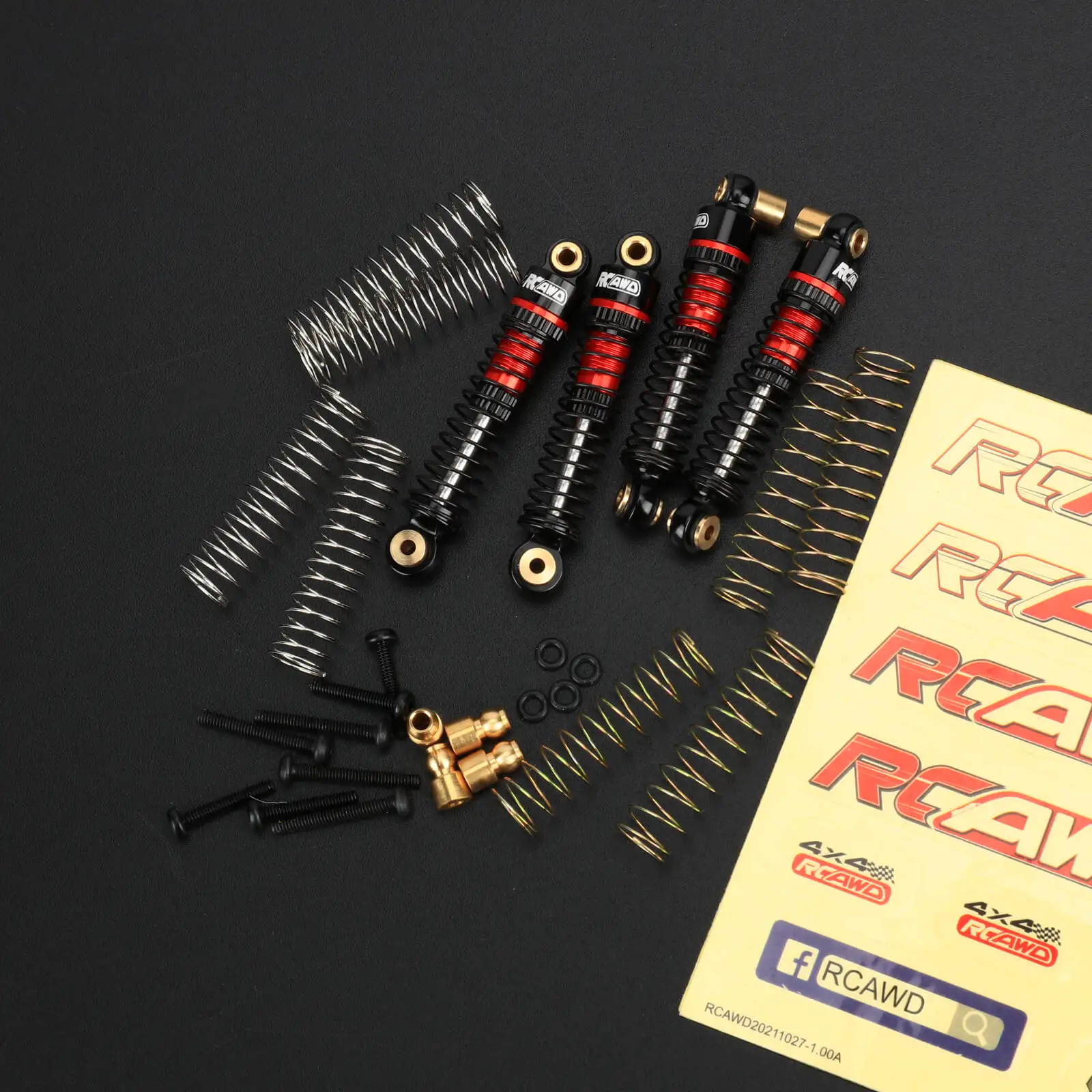 

RCAWD 41MM CR18P Передние и задние маслонаполненные амортизаторы для HOBBY PLUS HB CR18P Rock Van Trail Hunter Амортизаторы Обновление части