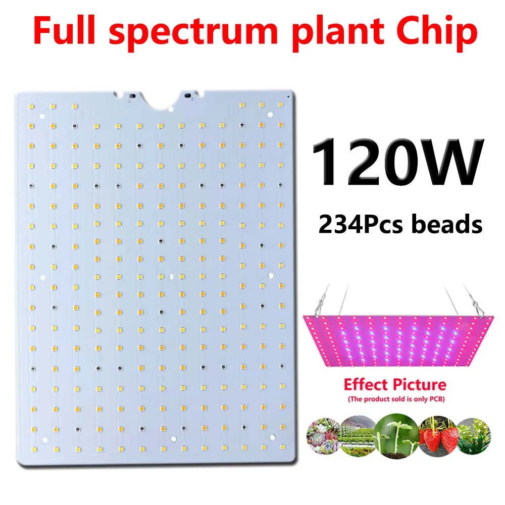120W led chip Growed Plant Lamp accessory lm281b+LED With Red 660nm Infrared 730nm Ultraviolet 395nm Hydroponics Greenhouse Seed