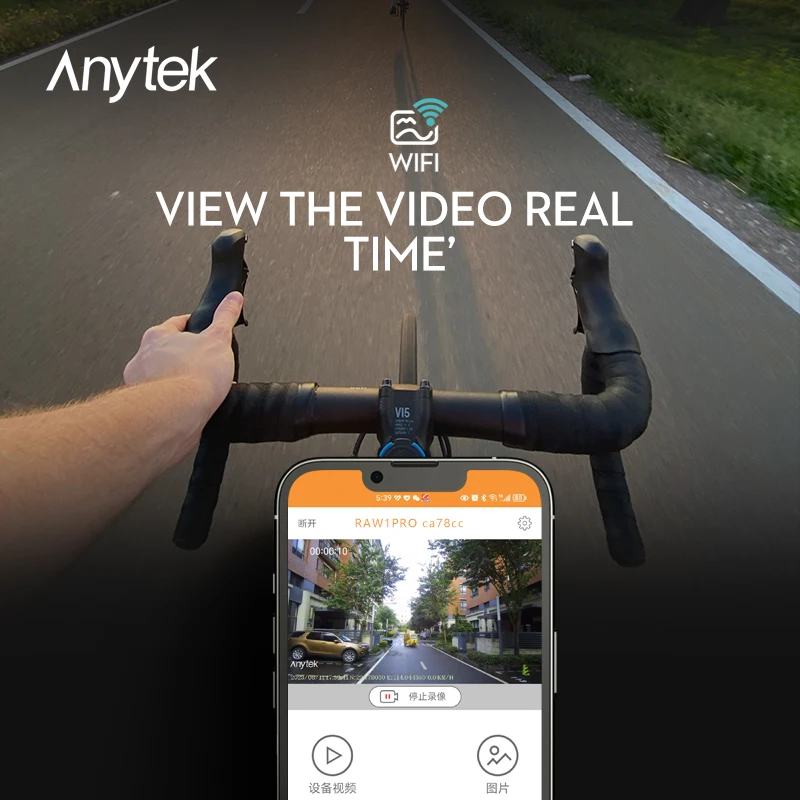 Anytek 4K UHD GPS  Water-proof Helmet Sports DV Action Camcorder For Cycling Riding Camera Motorbike Video Digital Camera