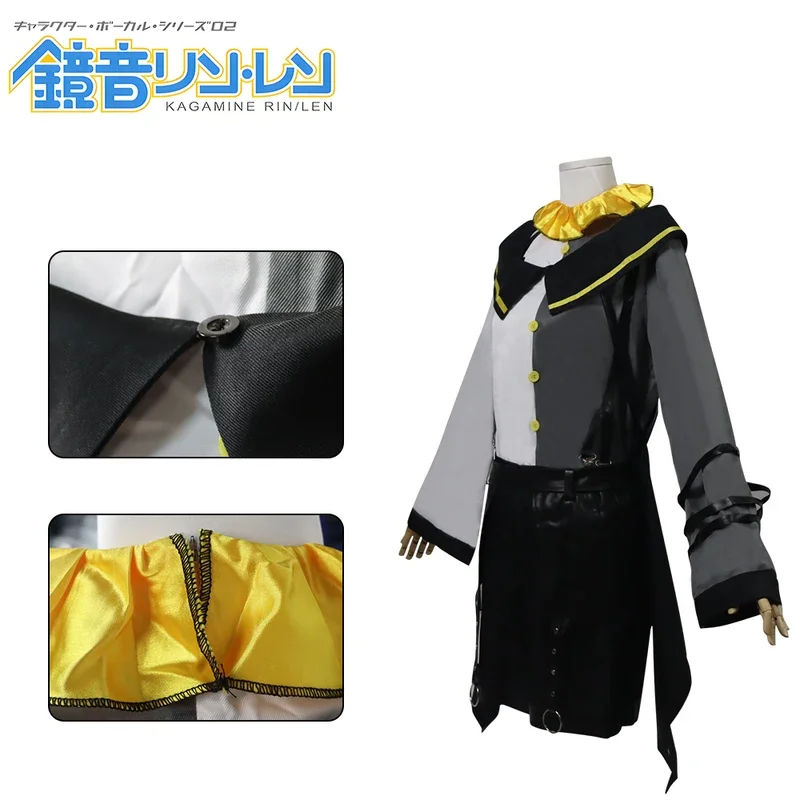 Costume de Cosplay du Dessin Animé Jingyin Gemini avec Perruque pour Homme et Femme, Hatsune, Ku, Future Little Raccoon, Jingyin Lian, Jingyin Bell