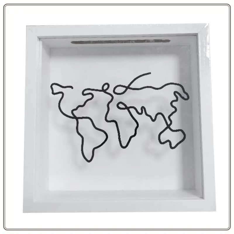 صندوق أرشيف موثوق به للمغامرات، صندوق تجميع السفر، صندوق سفر للذكريات، إطار صندوق الذاكرة مع فتحة في الأعلى، فيلم سفر، أ