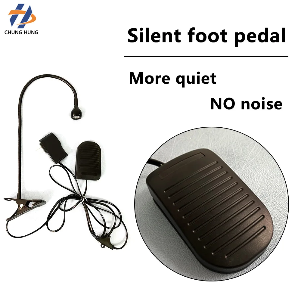 5W UV Curing Lamp Silent No Noise Foot Control UV Light Portable Nail Eyelash Grafting Adhesive Quick Drying Cure Lamp