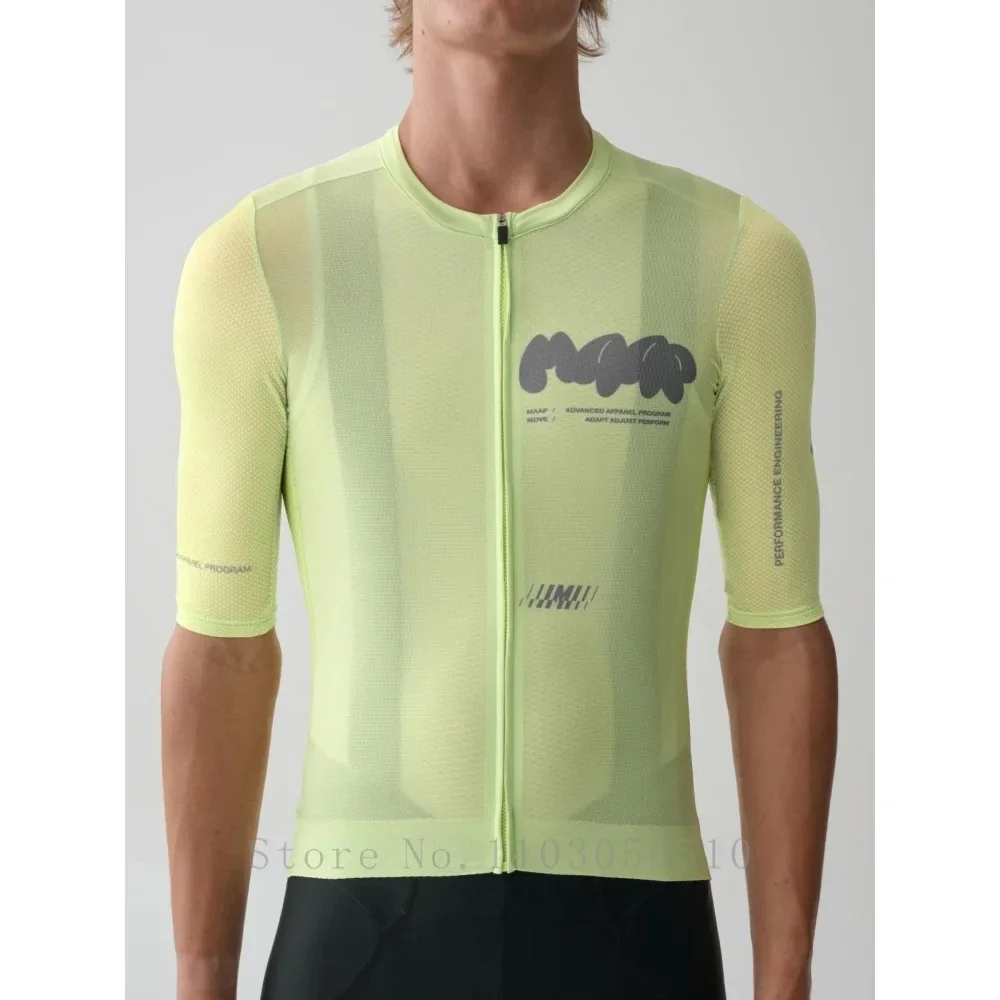 Image of Herren-Radsportbekleidung Sommer Fahrrad-Sport-T-Shirt Kurzarm-Radtrikot MTB-Oberteil Hochwertige 2025 UPF50+ Kleidung