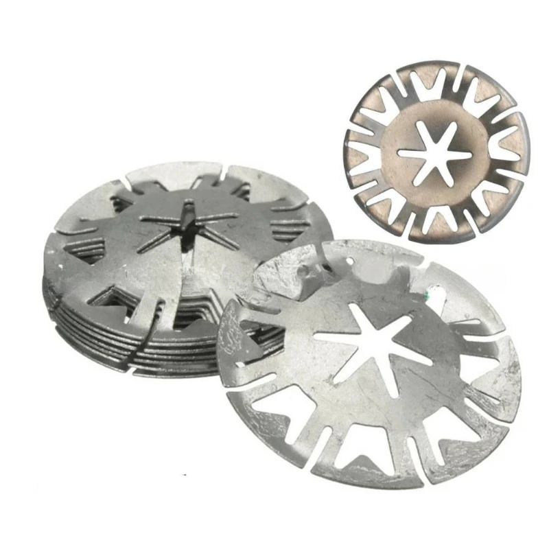 10/20Pcs Metal Spring Washer Nut Fixing Clip Clamp For Car Exhaust Heat Shield Undertray Chassis Fastener Accessories
