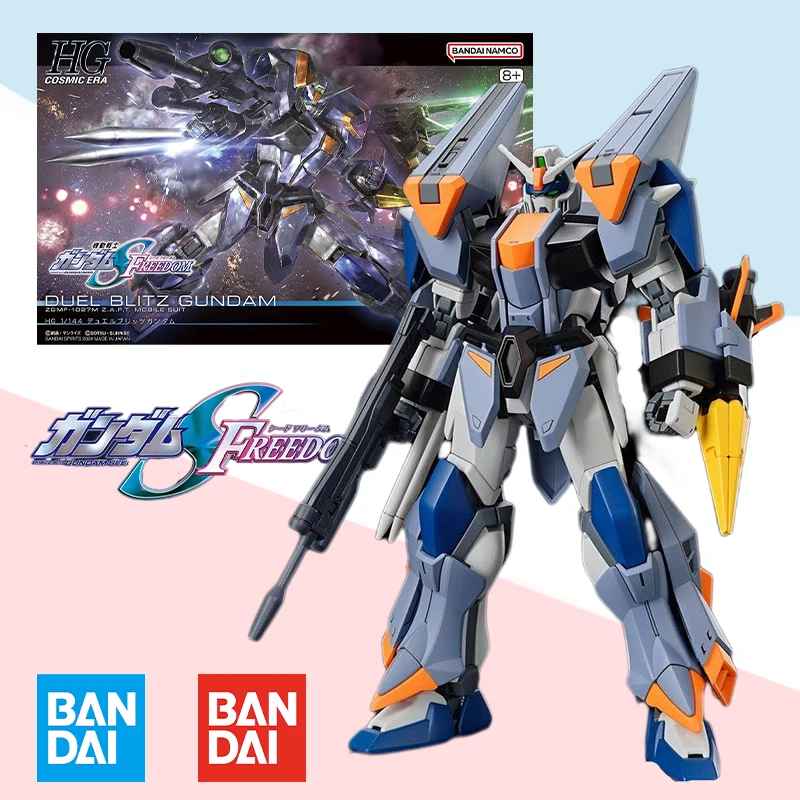 

Оригинальная коробка Bandai HG 1/144, мобильный костюм для дуэли блитца, GUNDAM, полнофункциональная аниме детская сборка, игрушка, подарок для ребенка