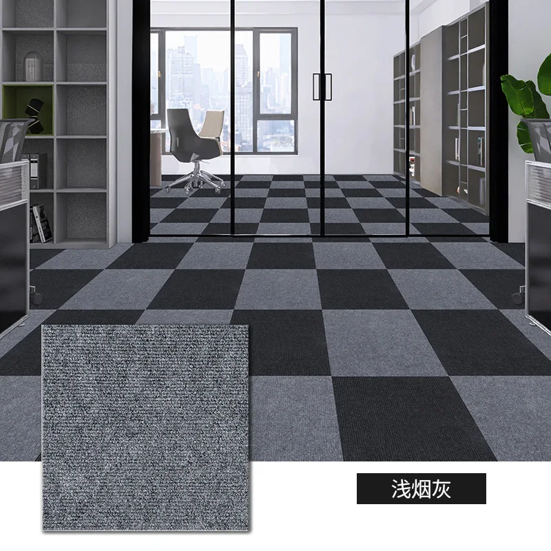 Self Adhesive Carpet 1/10/20/30/40pcs Floor Tiles Sticker Square Rug Peel And Stick Mat DIY Flooring For Kitchen Home Decoration